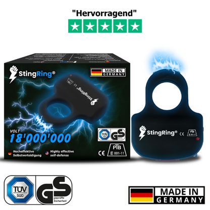 StingRing® Elektro Faust-Ring (Selbstverteidigung)