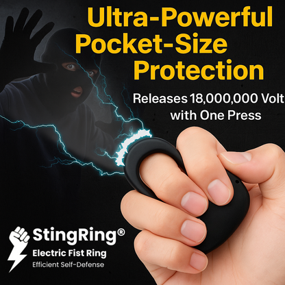 StingRing® Electric Fist Ring (Self-Defense)